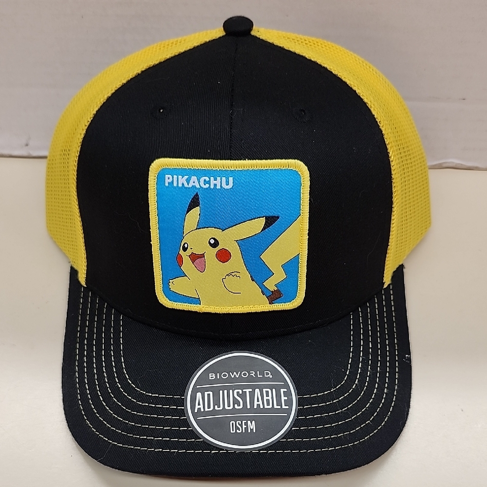 Pikachu Black and Yellow Cap